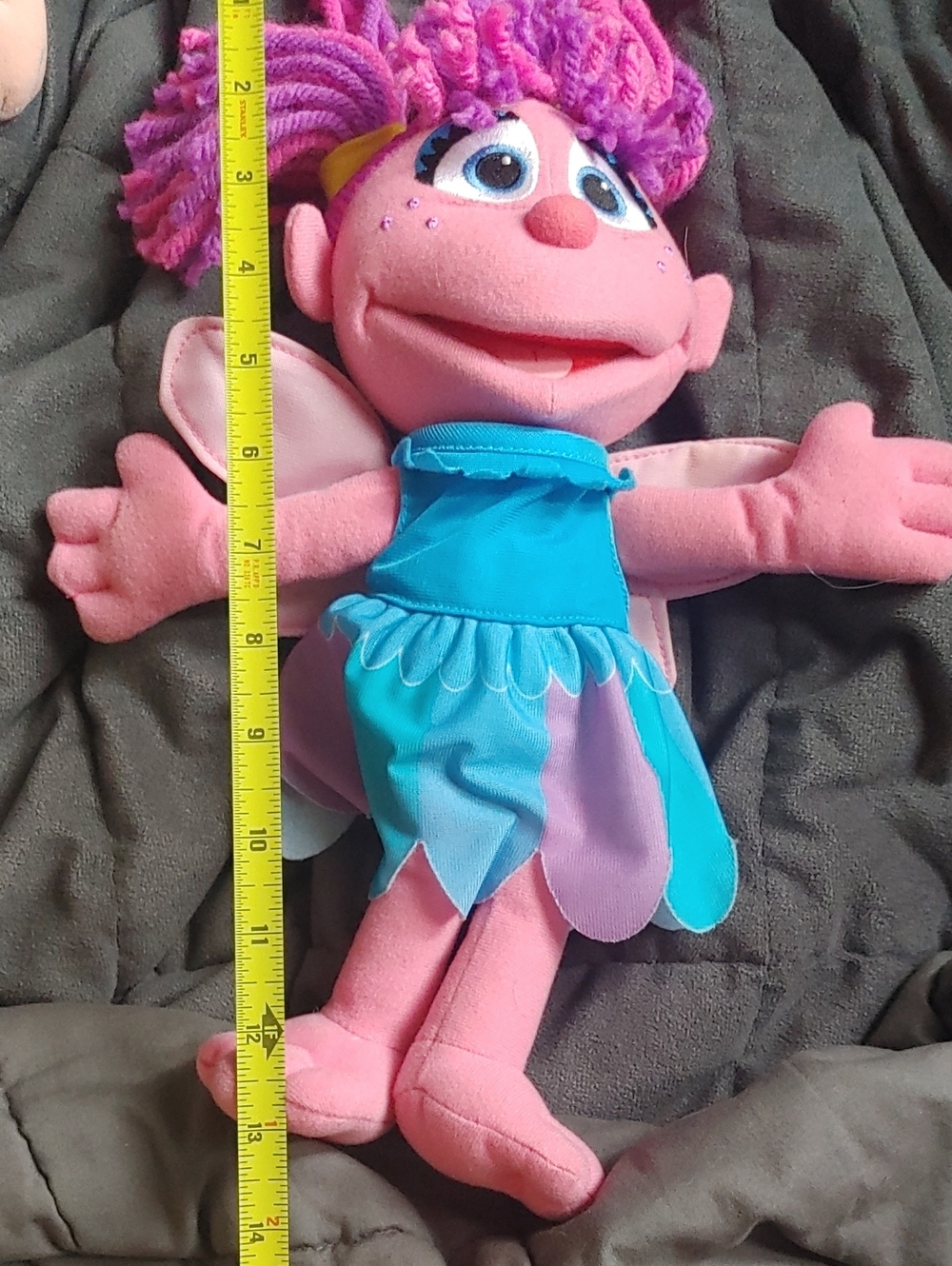 Sesame Street Pink & Purple Abby Cadabby Plush Fairy Doll